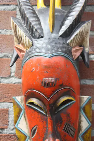 Niet of onleesbaar gesigneerd - Prachtig Afrikaans Gouro Gu Zaouli Masker (20e eeuw) kopen? Bied vanaf 1!