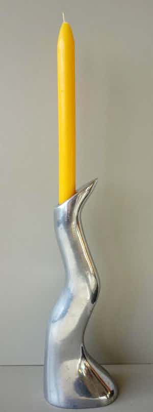 Anna Efverlund - Modernistische zigzagkandelaar verkocht voor € 20!