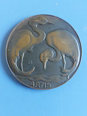 Tjipke visser - Bronzen penning: Artis, 1930 kaufen? Bieten Sie von 125!