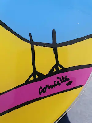 Corneille - 3 kleurrijke klokken met afbeeldingen van Corneille kopen? Bied vanaf 75!