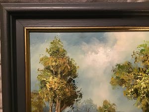 Henner Knauf - Doorkijkje met huis in bos. kopen? Bied vanaf 15!