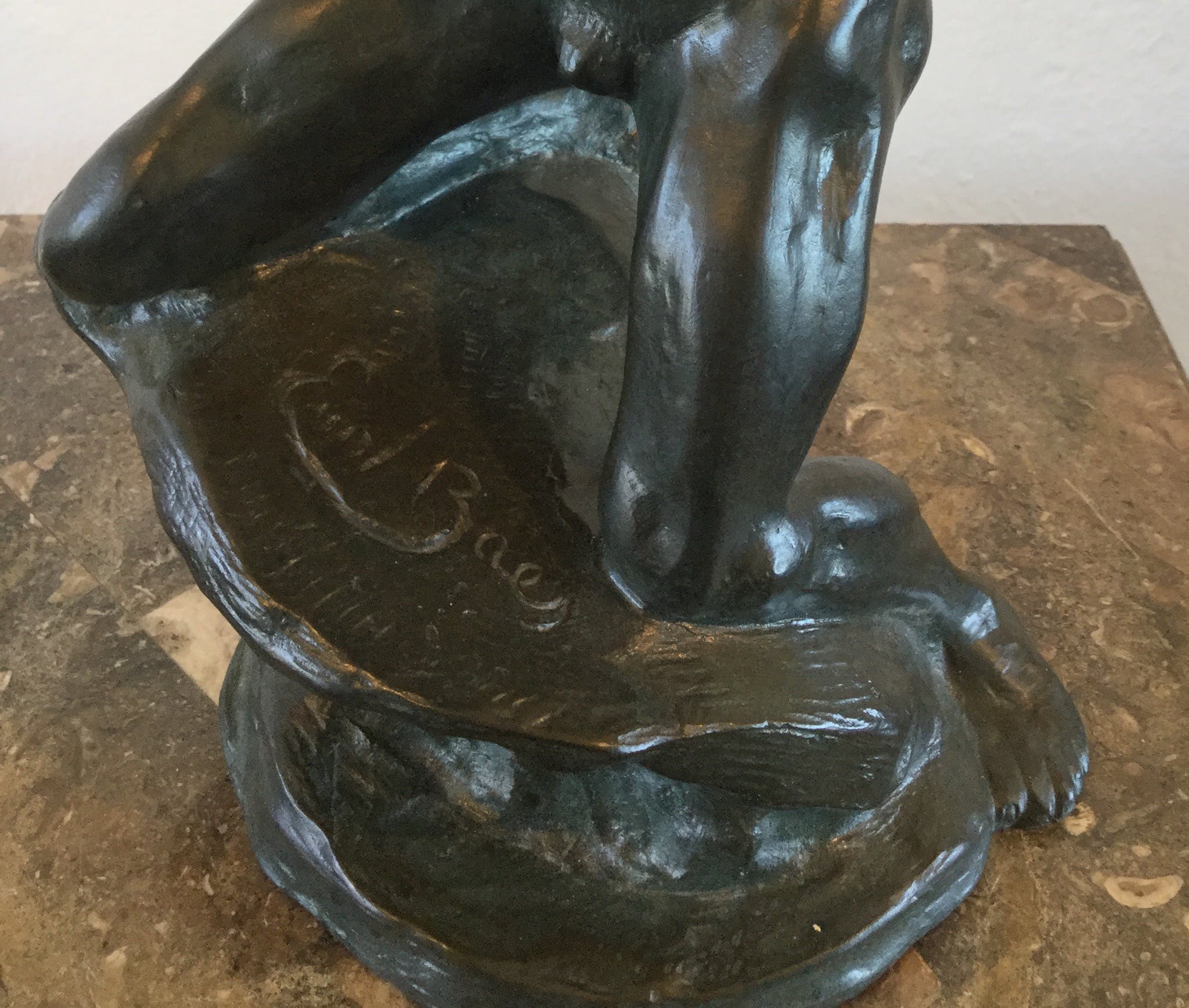 Buy Emile Baese - Bronzen sculptuur van Emile Baes,gesigneerd.? Bid from 525!