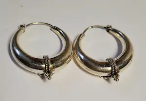 nieuwe 25 sterling zilveren handgemaakte vintage etnische  oorbellen kopen? Bied vanaf 55!