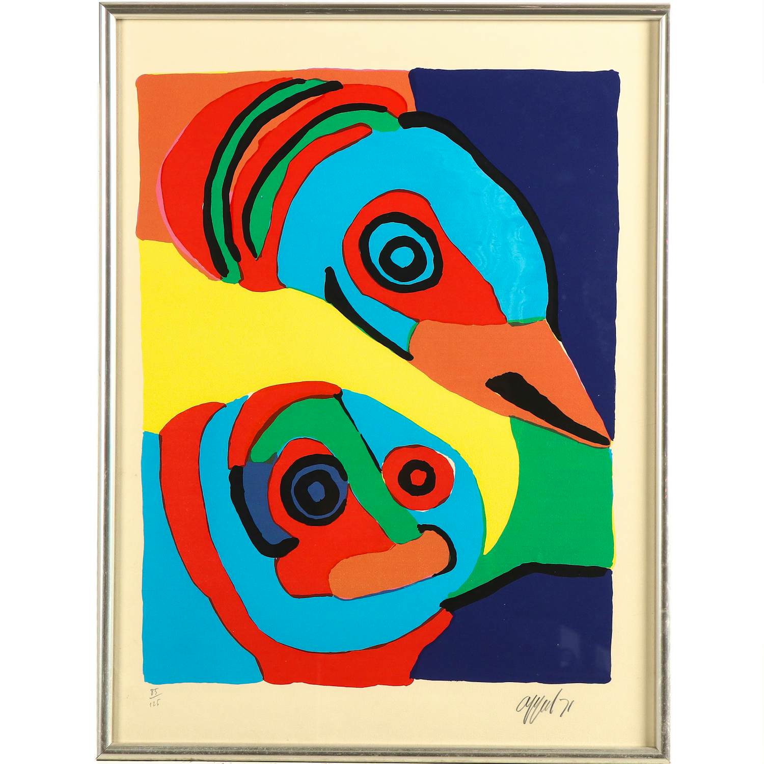 Karel Appel - L’oiseau et Personnage kopen? Bied vanaf 899!