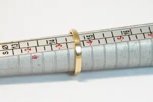 12- Charmante 18 Krt geel-gouden rozet ring met 19 briljanten (0.65ct) diamant kopen? Bied vanaf 600!