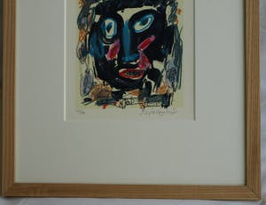 Kees Salentijn - Ingelijste litho , Hoofd kopen? Bied vanaf 40!
