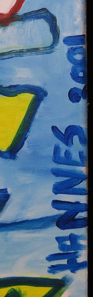 Hannes Kuiper - Acryl op doek, Zonder titel VI - Ingelijst kopen? Bied vanaf 100!