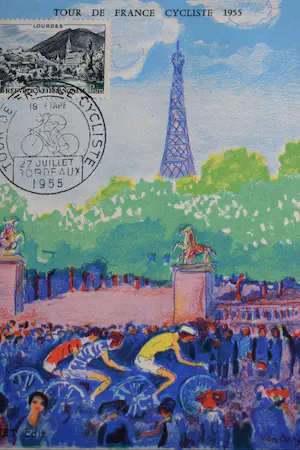 Kees van Dongen - Ansichtkaart - Tour de France cycliste 1955 - 19e Etappe Pau - Bordeaux kopen? Bied vanaf 30!