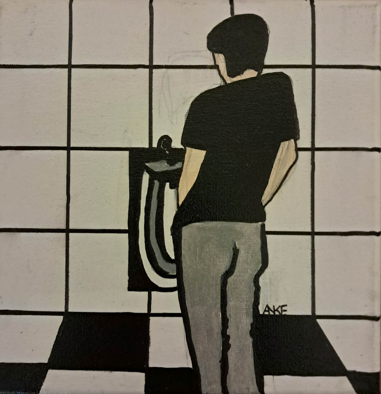 Anke Peddemors - Urineren zwart/ wit kopen? Bied vanaf 28!