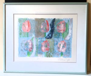 Pieter Schotman - uniek werk, kleurrijk en mooi ingelijst kopen? Bied vanaf 69!