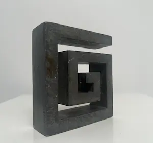 Hil Andringa - Ijzeren sculptuur | 'zonder titel' kopen? Bied vanaf 1!