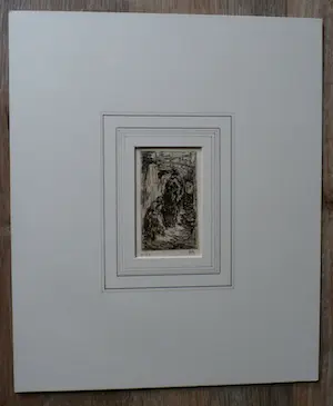 Marius Bauer - ets: de kamelendrijver - 1889 kopen? Bied vanaf 85!