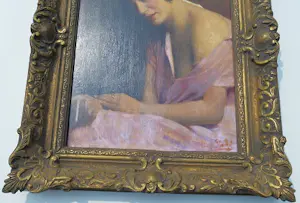 Armin Glatter - Stilleven van dame met sigaret. kopen? Bied vanaf 300!