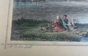 Johann Gabriel Friedrich Poppel - Zaandam (Voorzaan) | Staalgravure uit 1858 kopen? Bied vanaf 20!