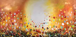 Gena - Abstract Bloemen kaufen? Bieten Sie von 550!