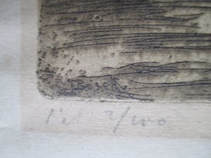 Etienne Bosch - Ets gezicht op Rome kopen? Bied vanaf 30!