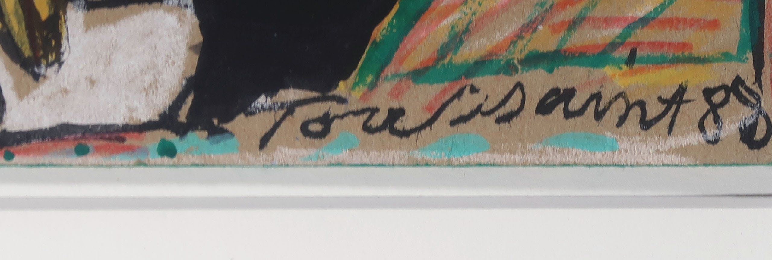 Toussaint Essers - Gemengde techniek op papier, Histoire pour rire un peu (Ingelijst) kopen? Bied vanaf 100!