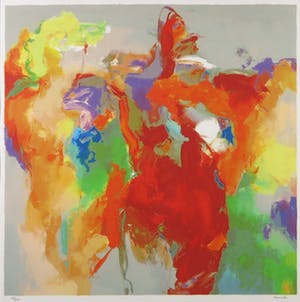 Peter Munnik - Zeefdruk, Zonder titel II - Ingelijst kopen? Bied vanaf 50!