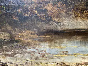 Niet of onleesbaar gesigneerd - Landschap met molen kopen? Bied vanaf 1!