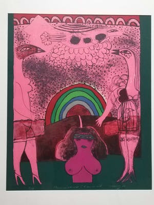 Corneille - Dialoque de Oisseaux - grote litho - Epreuve dartist kopen? Bied vanaf 350!