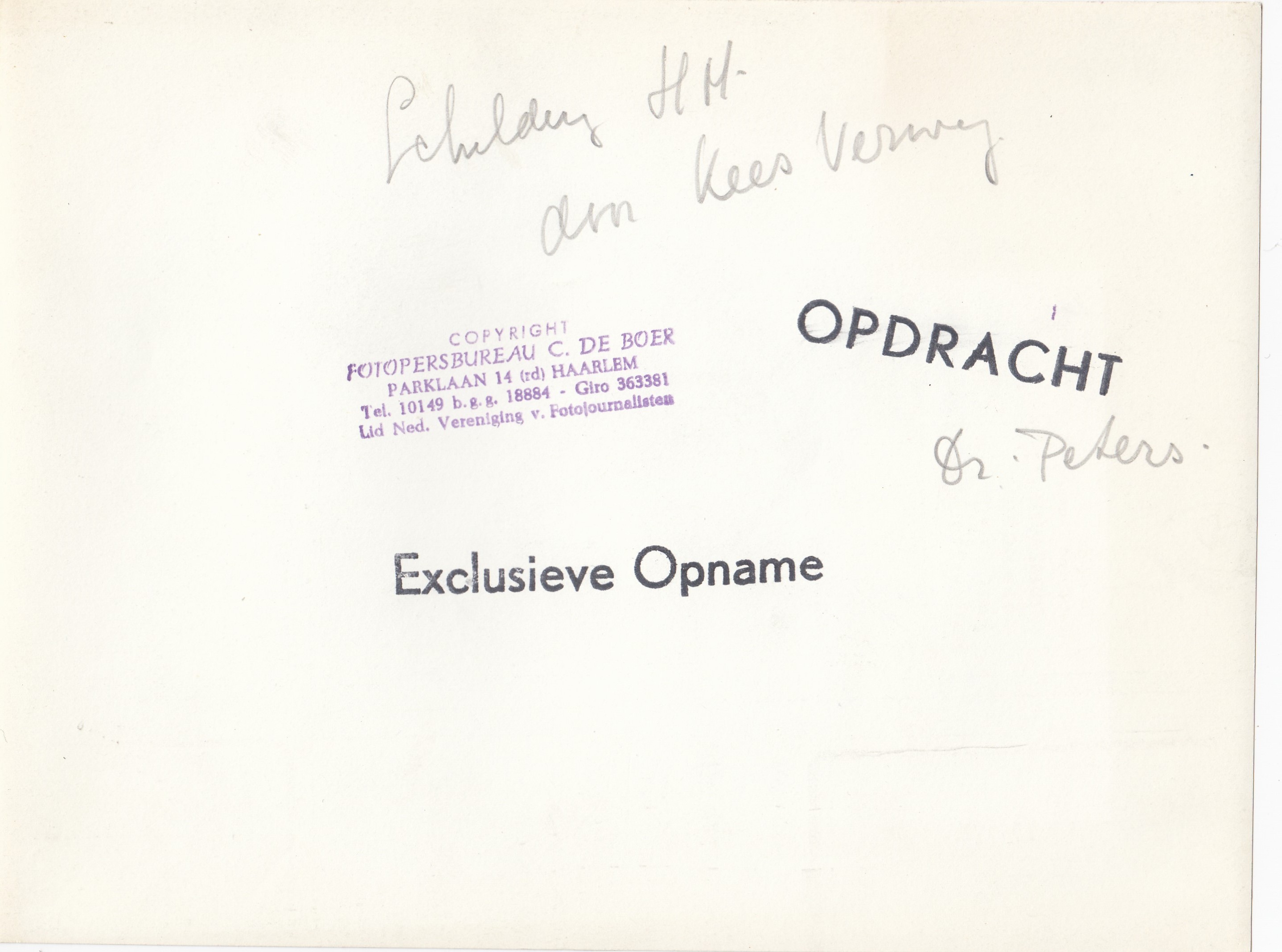 Kees Verwey - Silverprint door onbekende Fotograaf - Kees Verwey 1960-70 kopen? Bied vanaf 1!