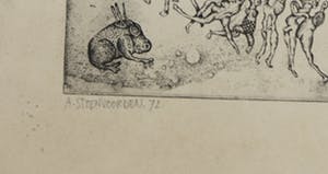 Ab Steenvoorden - Willie van Haard, A.B. Kwadijk e.a., Lot van 8 werkjes in diverse technieken kopen? Bied vanaf 1!