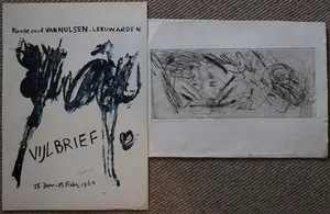 Ernst Vijlbrief - Abstracte ets kopen? Bied vanaf 25!