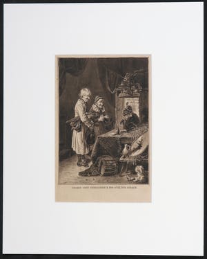 Eberhard Stammel - (naar) - Inktekening, Apentheater/Zouden onze voorouders er zoo uitgezien hebben kopen? Bied vanaf 125!