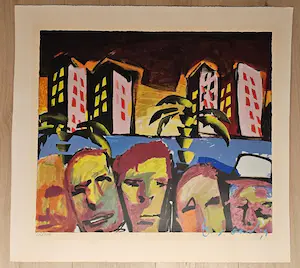 AcheterHerman Brood - Family Affair - Handgesigneerd - 250 ex? Enchérissez de 1!