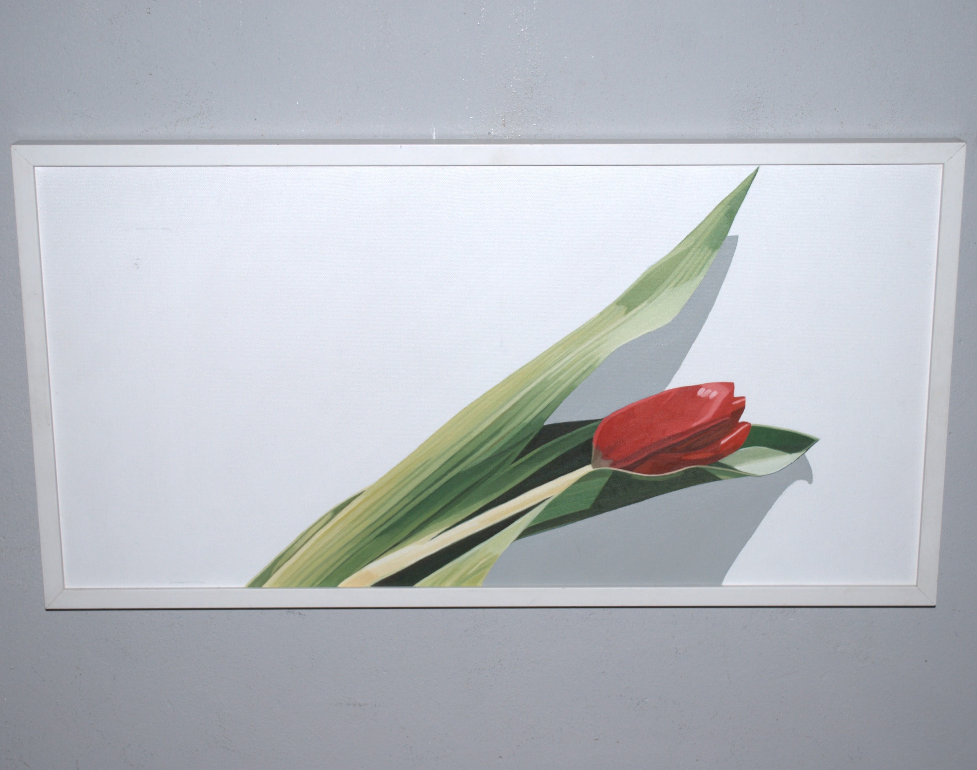 Niet of onleesbaar gesigneerd - olieverf op doek - liggende tulp 2005 kopen? Bied vanaf 1!