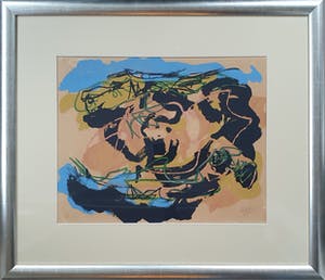 Karel Appel - Composition - nieuwe lijst! kopen? Bied vanaf 465!