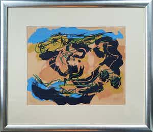 Karel Appel - Composition - nieuwe lijst! verkocht voor € 465!