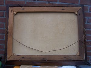 Niet of onleesbaar gesigneerd - Boerenlandschap met korenmijten kopen? Bied vanaf 10!