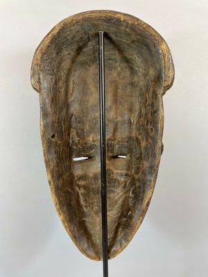 Dan - Old tribal used mask from the Dan people in Liberia. Height; 29 cm. kopen? Bied vanaf 35!