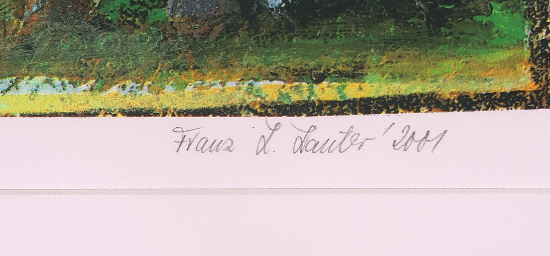 Franz Lauter - Zeefdruk, Zachte lucht kopen? Bied vanaf 20!