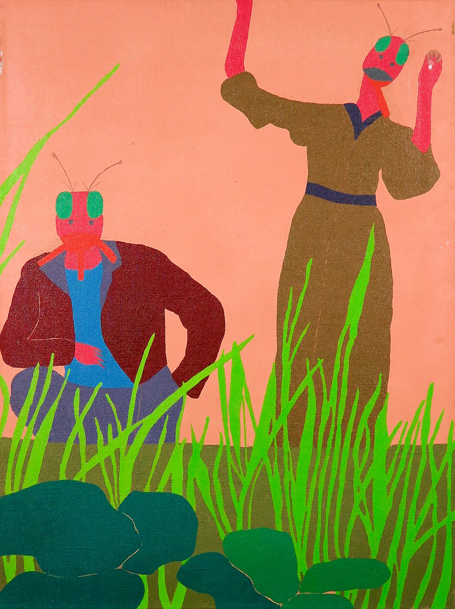 Wim Bors - Olieverf op doek, Kijkend naar de waterkant kopen? Bied vanaf 1!