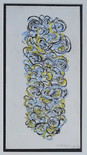 Theo Wolvecamp - Abstracte compositie kopen? Bied vanaf 350!