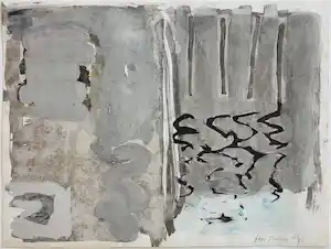 Frans van Bommel - Acryl op papier verkauft für € 35!