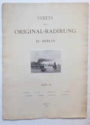 Richard Hermann Eschke - Julius Ehrentraut - 2 etsen - Verein für Original Radirung - 1887 kopen? Bied vanaf 25!