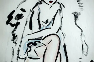 Kees van Dongen - Pochoir - Jeune Femme avec Chien kopen? Bied vanaf 1250!