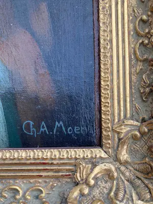 Charles Moen - Portret Vrouw kopen? Bied vanaf 150!