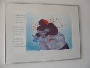 Ada Breedveld - Litho van Ada Breedveld uit 2001, met gedicht van Jan Petrie. kopen? Bied vanaf 35!