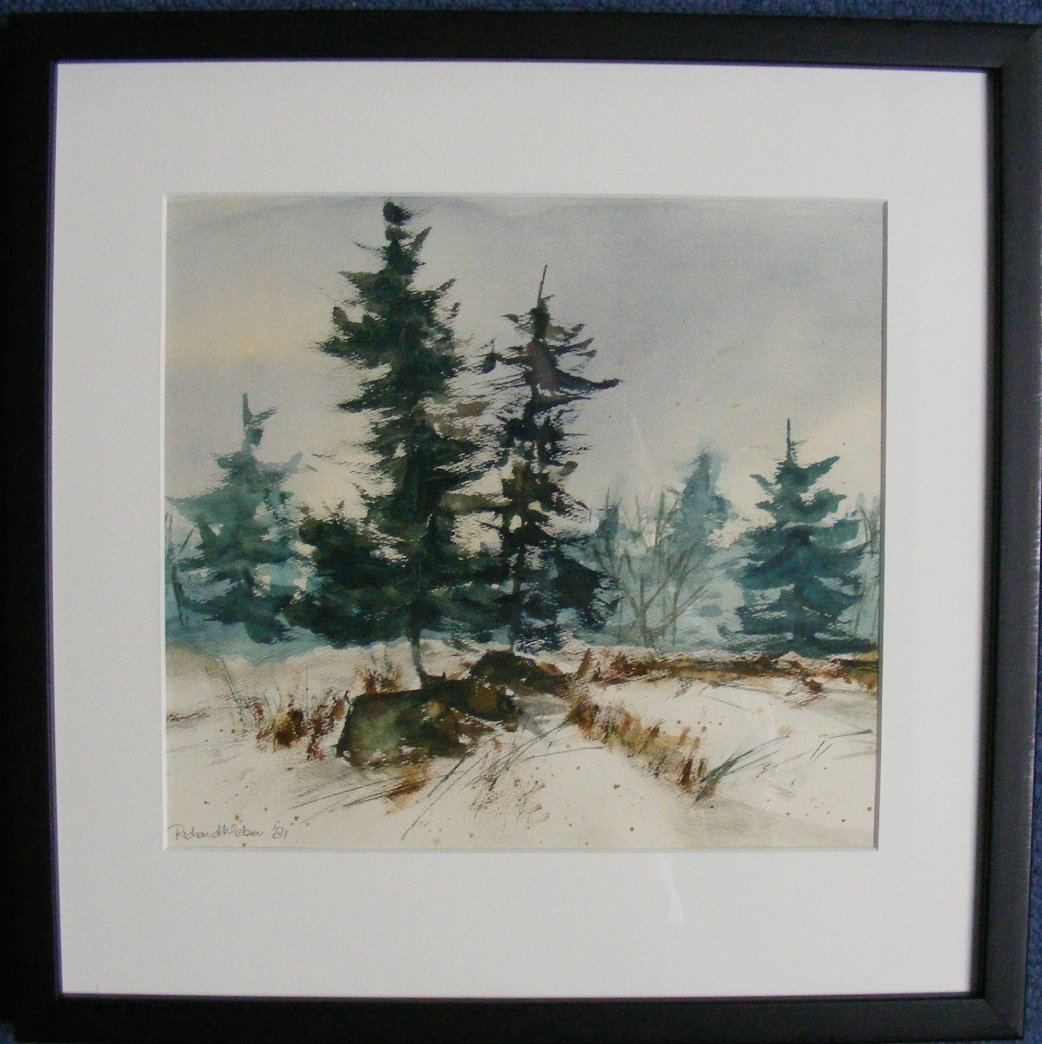Richard Weber - Aquarel verkocht voor € 40!