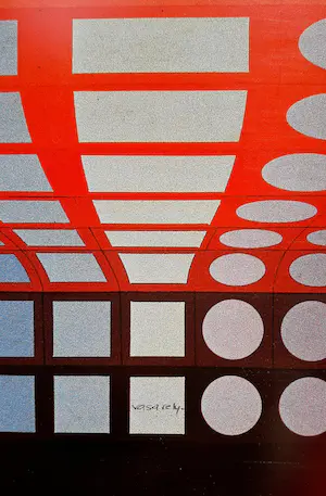 Victor Vasarely - Koska-Quemer, heliogravure / glansdruk (ingelijst) kopen? Bied vanaf 1!