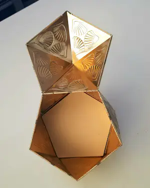 Maurits Cornelis Escher - Icosaeder (Icosahedron) VERBLIFA compleet met bodem kopen? Bied vanaf 1250!