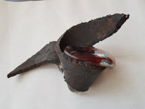 Theo ten Have - "De Krul" (nr. 41) teer glas en ruw ijzer sierlijk gekruld kopen? Bied vanaf 1045!