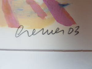 Jan Cremer - litho 72/125, gesigneerd en gedateerd '03 kopen? Bied vanaf 1!