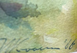 Willem Kooiman - Vier landschappen kopen? Bied vanaf 30!