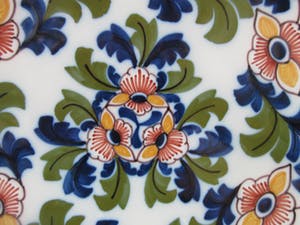 Koninklijke Tichelaar Makkum - Polychroom wandbord kopen? Bied vanaf 1!