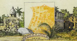 Rolf Weijburg - handgesigneerde kleurenets | 'Vila do Obo' | 1999 (INGELIJST) kopen? Bied vanaf 125!